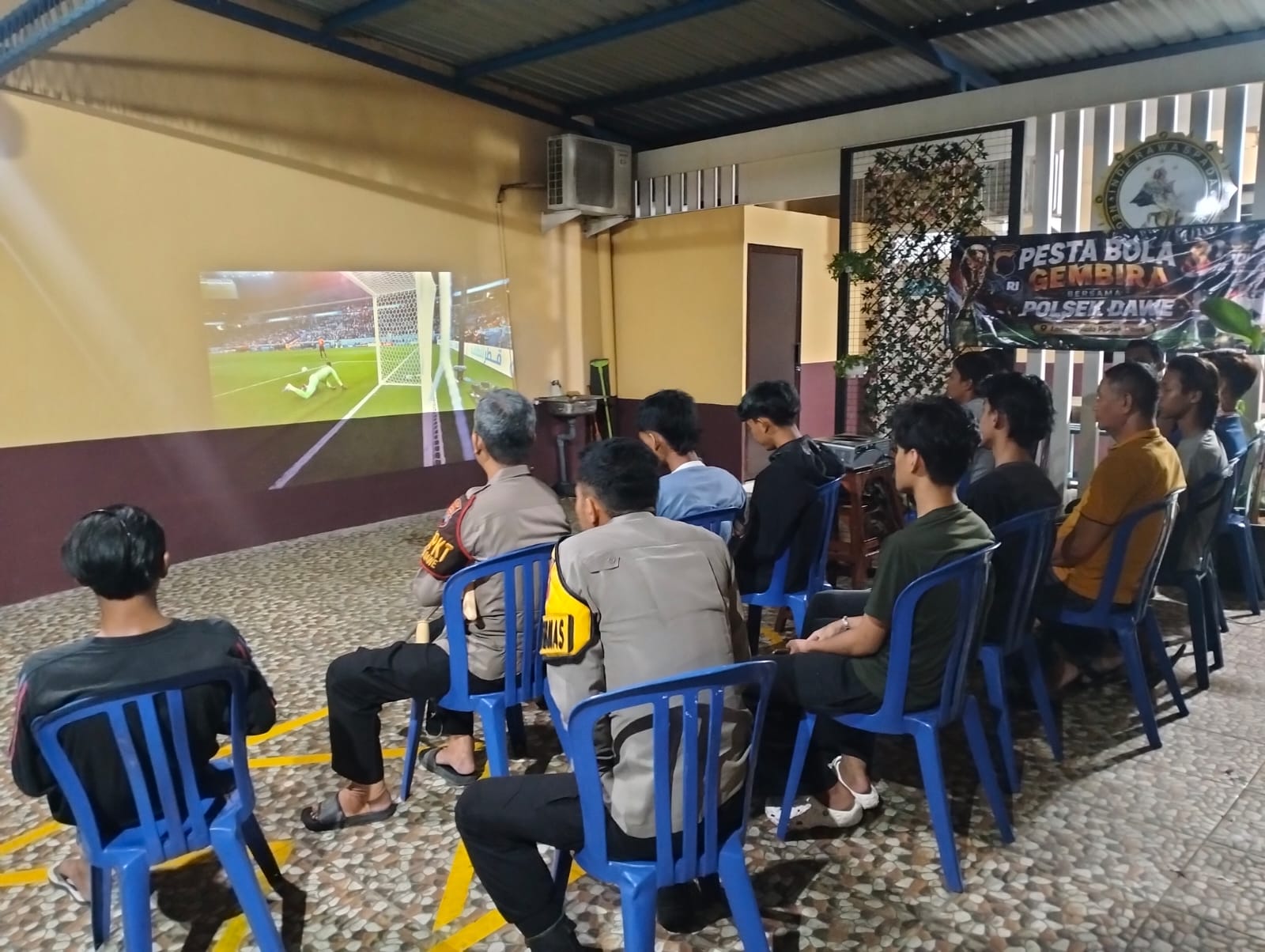 Polres Kudus Gelar Nobar Piala Dunia 2026, Warga Bisa Saksikan Laga Gratis Sambil Ngopi Bareng Polisi